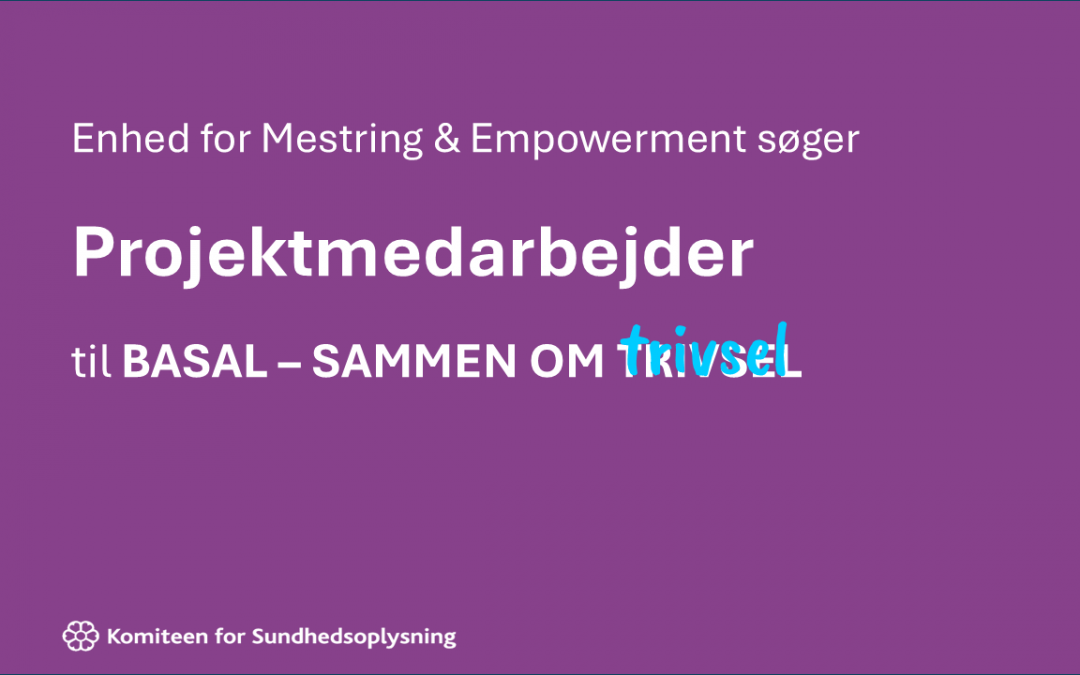Vil du være med til at styrke unges trivsel i hele landet?
